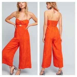 Anthropologie Elevenses Tallulah Wide-Leg Jumpsuit